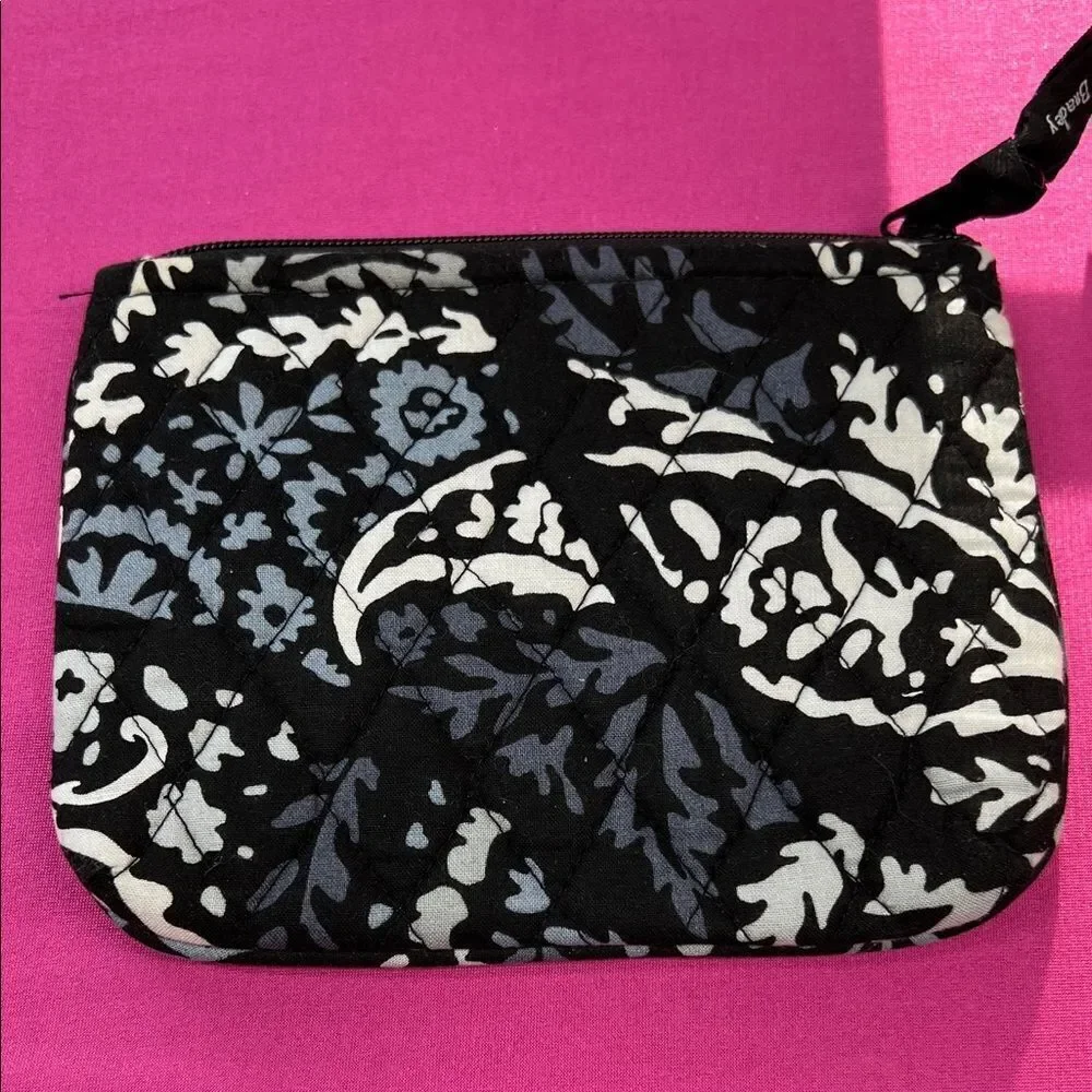 Vera Bradley Paisley Noir Cosmetic Bag NWOT